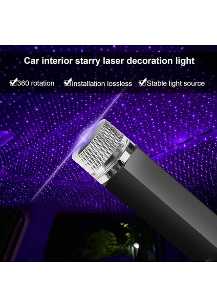 Straseapoite Işık, Mini LED Projeksiyon Lambası Yıldız Gecesi, Mini LED Projeksiyon Lambası Yıldız Gecesi Usb, Yıldız Gece Lambası (Yurt Dışından)