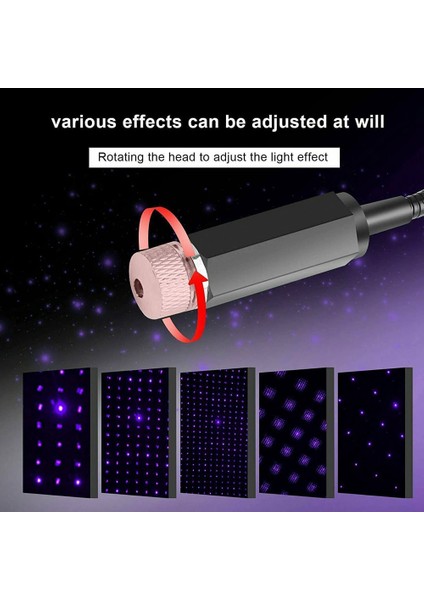 Straseapoite Işık, Mini LED Projeksiyon Lambası Yıldız Gecesi, Mini LED Projeksiyon Lambası Yıldız Gecesi Usb, Yıldız Gece Lambası (Yurt Dışından)