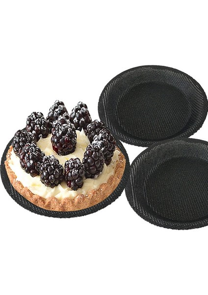 Cam Elyaf Silikon Yuvarlak Ekmek Kalıp Çeşitli Hamburger Çerez Puf Gözenekli Kalıp Kek Tart Tava Yapışmaz Fırında Araçları 1 Adet (Yurt Dışından) modelleri
