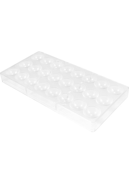 24 Delikli Yarı Küre Çikolata Kalıp Polikarbonat Çikolata Bar Kalıp Yarım Top Şeker Makinesi Kalıp Bakeware (Yurt Dışından)
