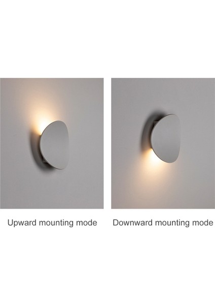 Duvar Lambası Modern Yuvarlak Basit Yatak Odası Başucu Lambası Iskandinav Kişilik Oturma Odası Koridor Koridor (Beyaz) (Yurt Dışından) modelleri