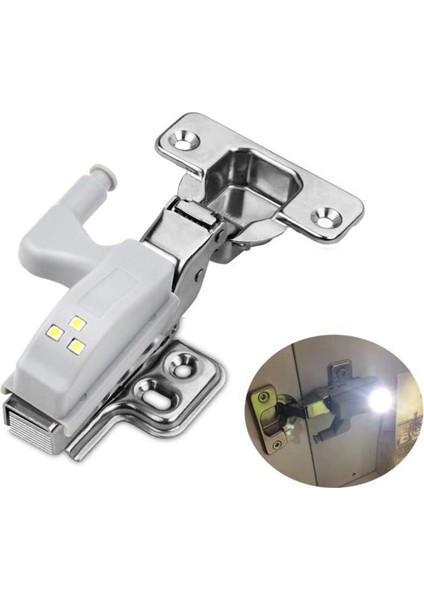 10 Adet Dolap Dolap Dolap LED Menteşe Işık Lambası Sıcak Beyaz (Yurt Dışından) fırsatları