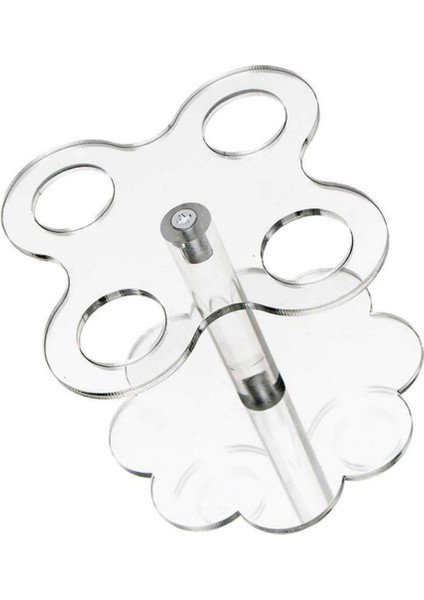 Dondurma Külahı Tutucu Standı Cupcake Standı 4 Delik Kapasiteli Akrilik Koni Ekran Standı Düğün Doğum Günü Partileri (Yurt Dışından)