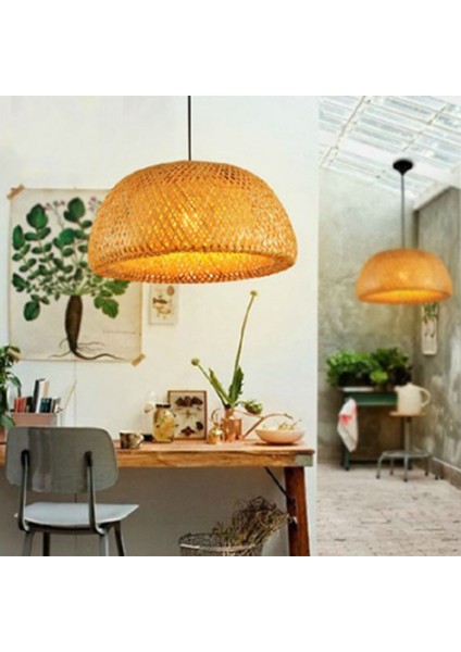 Modern Bambu Çalışması El Örgü Bambu Dokuma Avize Restoran El Yapımı Bambu Fener Avize Otel Ev Dekorasyon Lambası (Yurt Dışından) indirimleri
