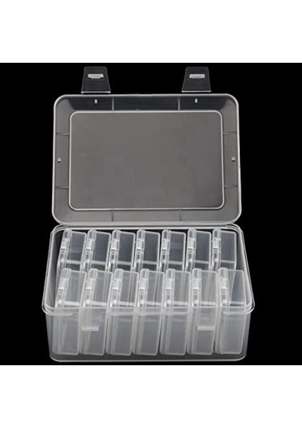 Paket Mini Boncuk Saklama Kutusu, Kapaklı Şeffaf Boncuk Saklama Kutusu, Dikdörtgen Şeffaf Elmas Mücevher Kutusu, El Sanatları (Yurt Dışından) indirimleri