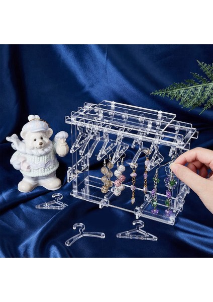 1 Takım Küpe Ekran Standı Tutucu, Akrilik Küpe Organizatör Tutucu Raf Şeffaf Takı Ekran Standı (Yurt Dışından) fiyatları