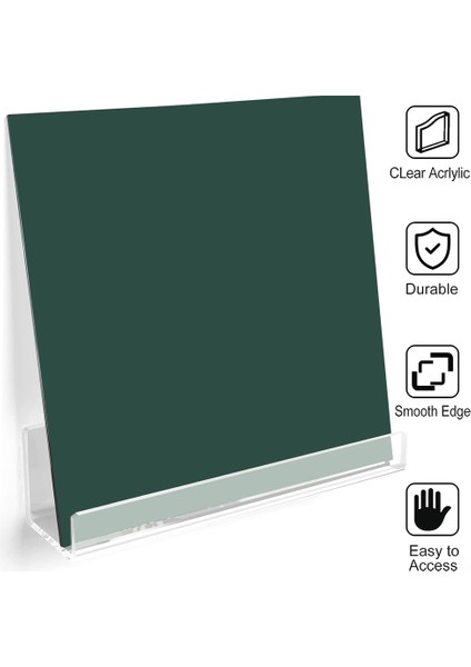 Kayıt Rafı Duvara Montaj - 8 Paket 15 Inç Kayıt Tutucu, Akrilik Şeffaf Albüm Kayıt Sergileme Rafı Yüzer Raflar (Yurt Dışından) modelleri