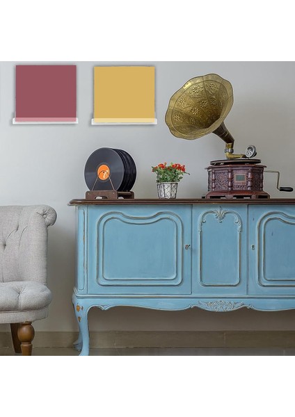 Kayıt Rafı Duvara Montaj - 8 Paket 15 Inç Kayıt Tutucu, Akrilik Şeffaf Albüm Kayıt Sergileme Rafı Yüzer Raflar (Yurt Dışından) fırsatları