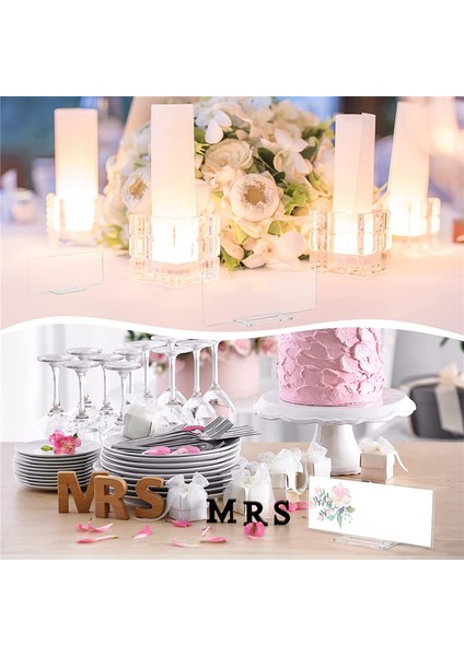 10 Adet Akrilik Yer Kartı Standları Temizle Masa Ekran Tutucu Burcu Standı Düğün Masa Numarası Kart Yuvası ile Düğün Için (Yurt Dışından) modelleri