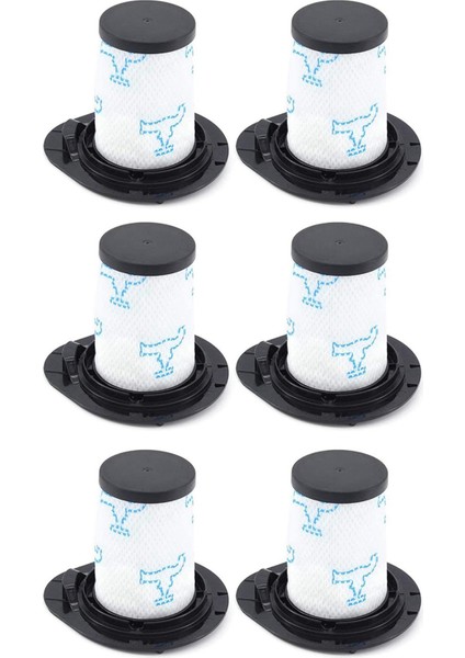 Rowenta Air Force 460 Hepsi Bir Arada RH92XX ve Air Force Flex 560 RH94XX Elektrikli Süpürge Için 6 Adet Filtre, Parçalar ZR009002 (Yurt Dışından)