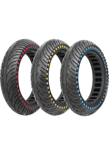 8.5 Inç Katı Lastik Xiaomi M365 1 S Pro Elektrikli Scooter Anti-Patlama Lastik Emici Sönümleme Petek Lastik, Kırmızı (Yurt Dışından)