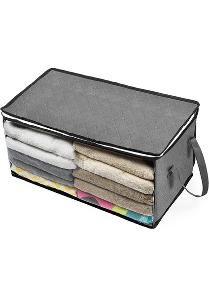 2 Adet Yorgan Organizatör Kutusu Katlanabilir Taşınabilir Dolap Istiflenebilir Kutular Olmayan Dokuma Giysi Saklama Battaniye Toplama Kılıfı-Gri (Yurt Dışından) fiyatları