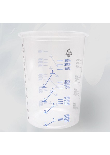 50 Plastik Boya Karıştırma Kabı Boya ve Sıvının Hassas Karışımı Için 600ML Karıştırma Kabı (Rastgele Renk) (Yurt Dışından) modelleri