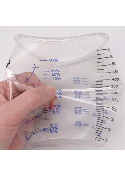 50 Plastik Boya Karıştırma Kabı Boya ve Sıvının Hassas Karışımı Için 600ML Karıştırma Kabı (Rastgele Renk) (Yurt Dışından) fırsatları