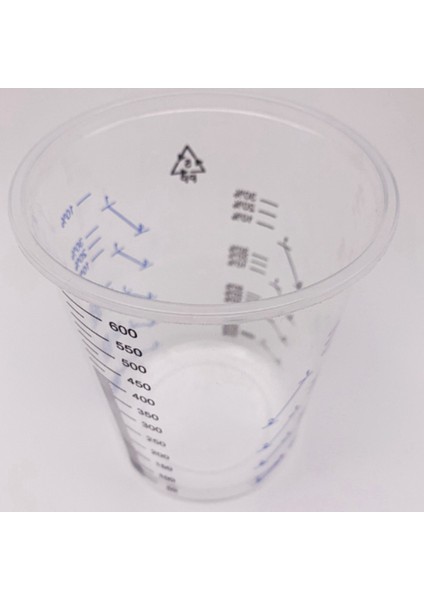 50 Plastik Boya Karıştırma Kabı Boya ve Sıvının Hassas Karışımı Için 600ML Karıştırma Kabı (Rastgele Renk) (Yurt Dışından) indirimleri