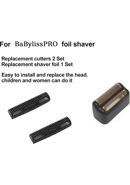 Babylisspro Çift Folyolu Tıraş Makinesi Için Yedek Folyo ve Kesiciler, Babylisspro BABFS2BCN-MATTE Için Yedek Folyo (Yurt Dışından)