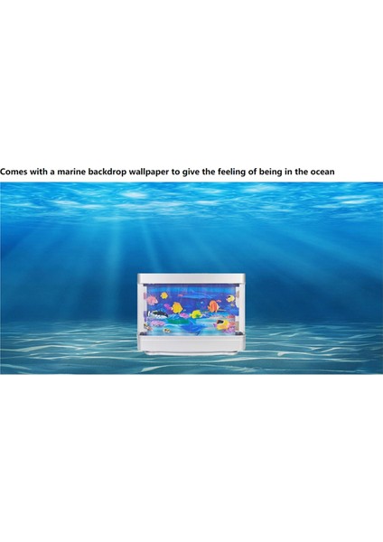 Yapay Tropikal Balık Tankı Lambası Akvaryum Gece Lambası Sanal Okyanus Dinamik LED Masa Lambası Odası Dekorasyon Hediye Usplug (Yurt Dışından) fırsatları