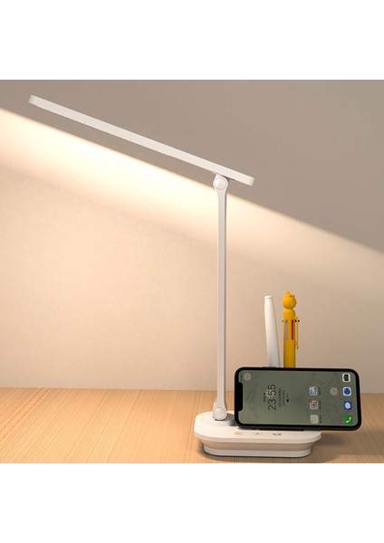 LED Masa Lambası Kademesiz Kısılabilir Dokunmatik Katlanabilir Masa Lambası Başucu Okuma Göz Koruması Gece Lambası Kalemlik ile (Yurt Dışından) modelleri