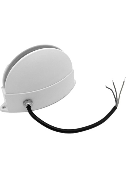 Dış Duvar Lambası Pencere Aydınlık Kontur Kapı Aplik Lambası Teras LED 10W Yarım Daire Su Geçirmez Balkon (Yurt Dışından)