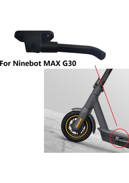 Scooter Park Standı Kickstand Ninebot Max G30 Elektrikli Scooter Ayak Desteği Aksesuarları (Yurt Dışından)