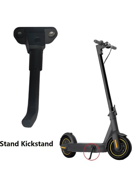 Scooter Park Standı Kickstand Ninebot Max G30 Elektrikli Scooter Ayak Desteği Aksesuarları (Yurt Dışından)
