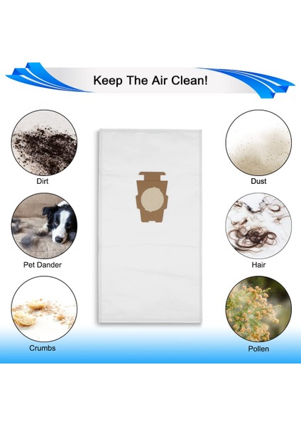 10 Adet Toz Torbaları Sentria Elektrikli Süpürge Için G7E/G10/G10E/G5/G6/KY10/MK2/MK3 205811, 205814 Vakumlu Çöp Torbası (Yurt Dışından) indirimleri