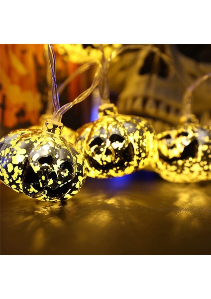 Cadılar Bayramı Işıkları, 20 LED Kabak Dize Işıklar 9.8 Feet Cadılar Bayramı Dekoru, 2 Mod Sabit ve Titreyen Işıklar Cadılar Bayramı (Yurt Dışından) fiyatları