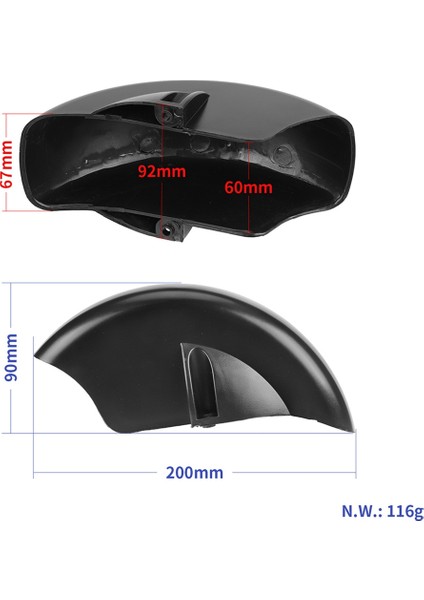 Evrensel 8 Inç Elektrikli Scooter Ön Çamurluk Koruma Arka Çamurluk Sealup E-Scooter Aksesuarları Parçaları (Yurt Dışından) indirimleri