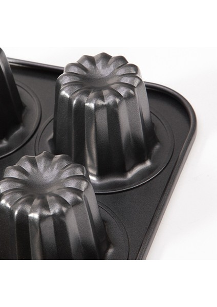 12-Cavity Canele Kalıp Kek Tava Yapışmaz Canele Muffin Bakeware Cupcake Tava Fırın Pişirme Puding (Yurt Dışından) modelleri