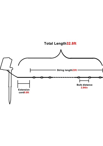 Güneş Enerjili LED Dize Işıklar, 10M Su Geçirmez Esnek Peri Noel Işıkları, Dış Mekan Avlularında Kullanılan, Renkli 1 Parça (Yurt Dışından) indirimleri