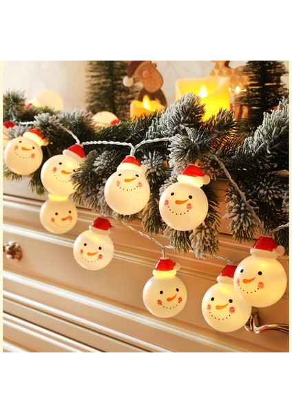 Kumandalı Noel Baba Işık Dize Festoon Noel Yeni Yıl Dekoratif Lamba Ev Noel Için LED Işıklar (A) (Yurt Dışından) fiyatları