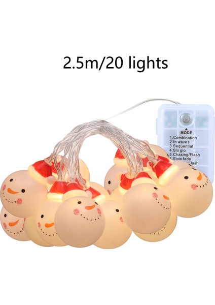 Kumandalı Noel Baba Işık Dize Festoon Noel Yeni Yıl Dekoratif Lamba Ev Noel Için LED Işıklar (A) (Yurt Dışından) fırsatları