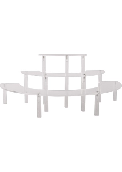 Şeffaf Çıkarılabilir Akrilik Kek Ekran Standı Parti Için Yuvarlak Kek Tutucu Bakeware Düğün Doğum Günü Partisi Dekorasyon (Yurt Dışından)