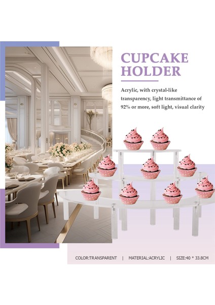 Şeffaf Çıkarılabilir Akrilik Kek Ekran Standı Parti Için Yuvarlak Kek Tutucu Bakeware Düğün Doğum Günü Partisi Dekorasyon (Yurt Dışından) fiyatları
