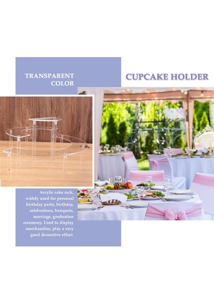 Şeffaf Çıkarılabilir Akrilik Kek Ekran Standı Parti Için Yuvarlak Kek Tutucu Bakeware Düğün Doğum Günü Partisi Dekorasyon (Yurt Dışından) indirimleri