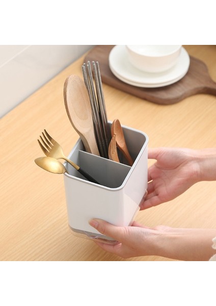 Raf Tutucu Çok Fonksiyonlu Drenaj Çubuk Kafes Ev Mutfak Sofra Kaşık Saklama Kutusu (Yurt Dışından) fırsatları