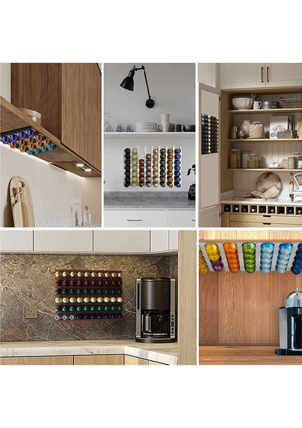 Bardak Tutucu Kahve Kapsülü Tutucu Kendinden Yapışkanlı Duvara Monte Kahve Kapsülleri Herhangi Bir Kahve Kapsülleri Için Tutucu Organizatör Istasyonu (Yurt Dışından) indirimleri