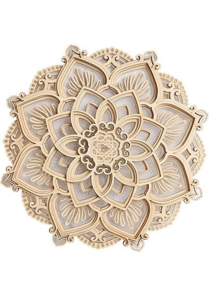 USB Bağlantı Noktaları ile LED Gece Lambası Modern Duvar Dekoru Zarif Ahşap Mandala Asılı Mdf Panelleri Lamba Dekorasyon (Yurt Dışından)