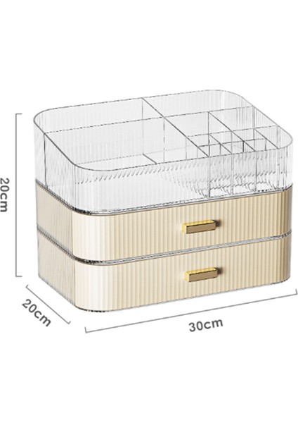 Masaüstü Kozmetik Saklama Kutusu Toz Geçirmez Makyaj Organizatör Pamuk Pedler Için Banyo Takı Organizatör Kozmetik Için (Yurt Dışından) modelleri