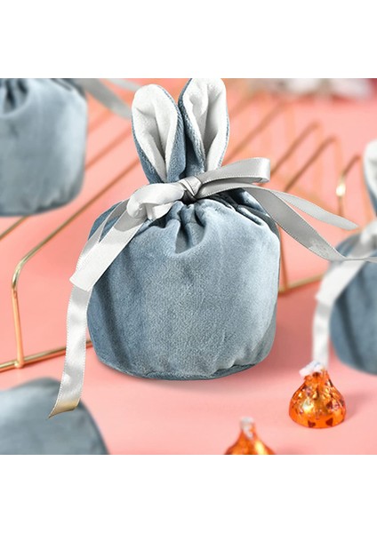 5 Adet Şeker Hediye Çanta Tavşan Kulak, Tavşan Aperatif Parti Çantaları Paskalya Partisi Için Çanta Depolama Anneler Günü Hediyeleri (Pembe) (Yurt Dışından) fırsatları