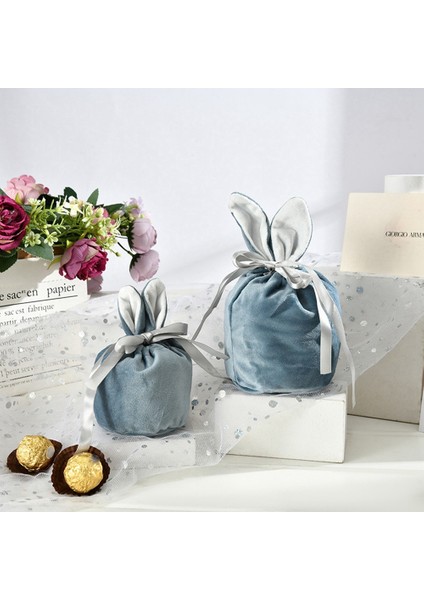 5 Adet Şeker Hediye Çanta Tavşan Kulak, Tavşan Aperatif Parti Çantaları Paskalya Partisi Için Çanta Depolama Anneler Günü Hediyeleri (Pembe) (Yurt Dışından) indirimleri