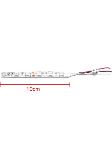 5 Adet 10 cm Su Geçirmez Mavi 5050 LED Şerit Işıklar Dc 12 V Karavan Tekne Araba (Yurt Dışından)