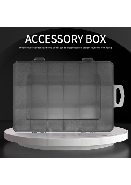 Ayarlanabilir Bölmeli Plastik Istiflenebilir Organizatör Kabı, 18 Çıkarılabilir Izgara Bölmeli Plastik Saklama Kutusu (Yurt Dışından) fiyatları