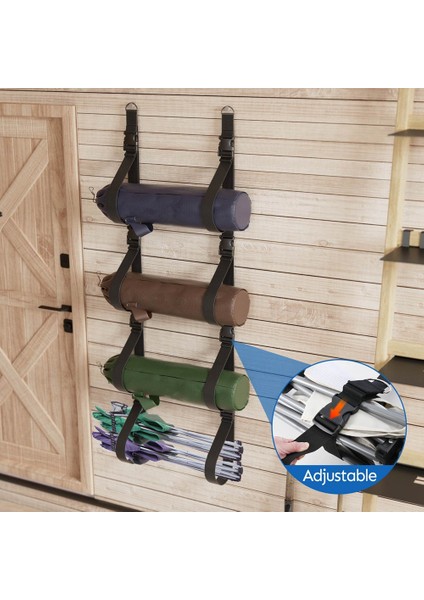 Duvara Monte Saklama Alanı, Hızlı Çıkarılabilir Tokalarla Duvara Monte Edilebilen ve Ayarlanabilir Askılar, Asma Organizatörü (Yurt Dışından) fiyatları