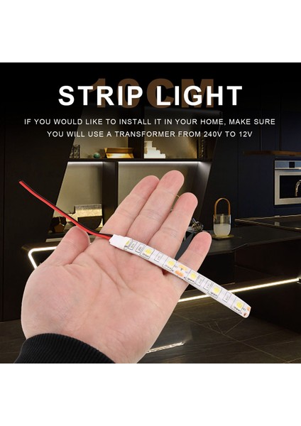 10 Adet 10 cm Su Geçirmez Beyaz 5050 LED Şerit Işıklar Dc 12 V Karavan Tekne Araba (Yurt Dışından) fiyatları