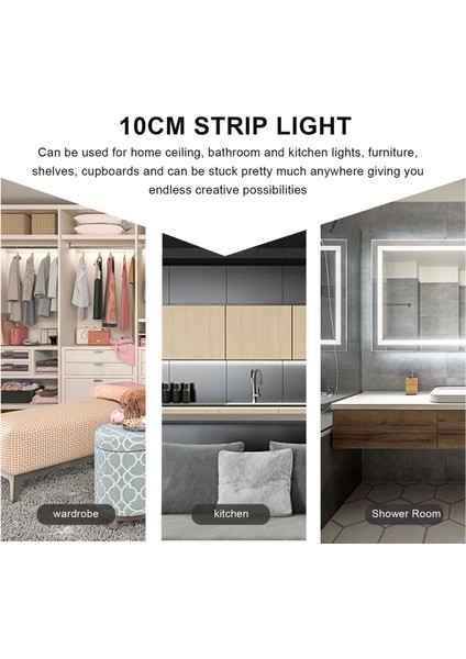 10 Adet 10 cm Su Geçirmez Beyaz 5050 LED Şerit Işıklar Dc 12 V Karavan Tekne Araba (Yurt Dışından) indirimleri