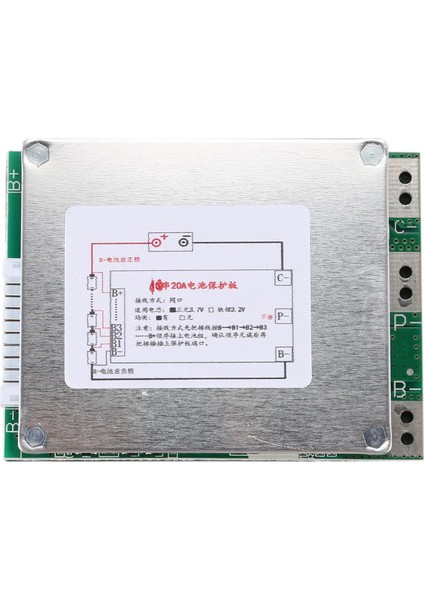 10S 36V 20A Li-Ion Lipolimer Pil Koruma Kurulu E-Bike Escooter Için Bms Pcb Kartı (Yurt Dışından)