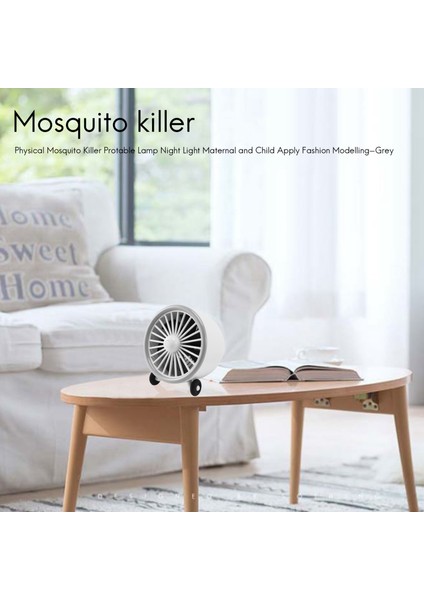 Fiziksel Sivrisinek Korunabilir Lamba Gece Lambası Anne ve Çocuk Moda Modelleme-Gri Uygula (Yurt Dışından) fırsatları