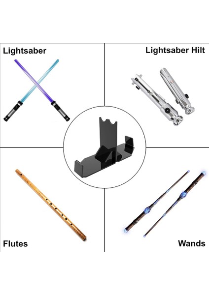 Lightsaber Standı Masaüstü Çift Bıçaklı Lightsaber Ekran Tutucu Akrilik Lightsaber Kabzası Standı Masaüstü Teşhir Standı Standı (Yurt Dışından) fırsatları