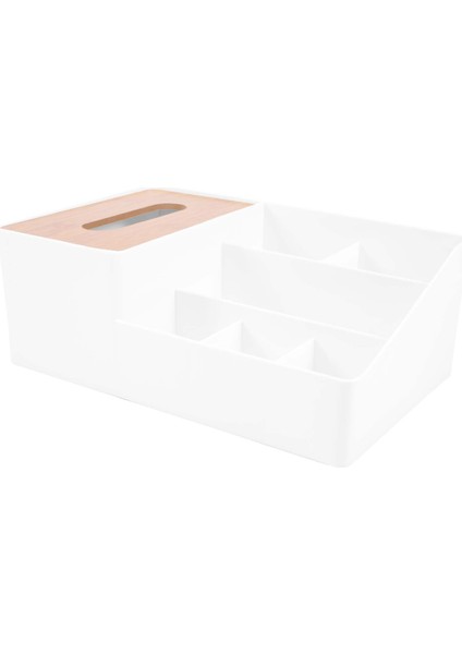 Ofis Masaüstü Kırtasiye Saklama Mendil Kutusu Ev Pp Malzeme Masaüstü Doku Kozmetik Saklama Kutusu (Yurt Dışından) fiyatları